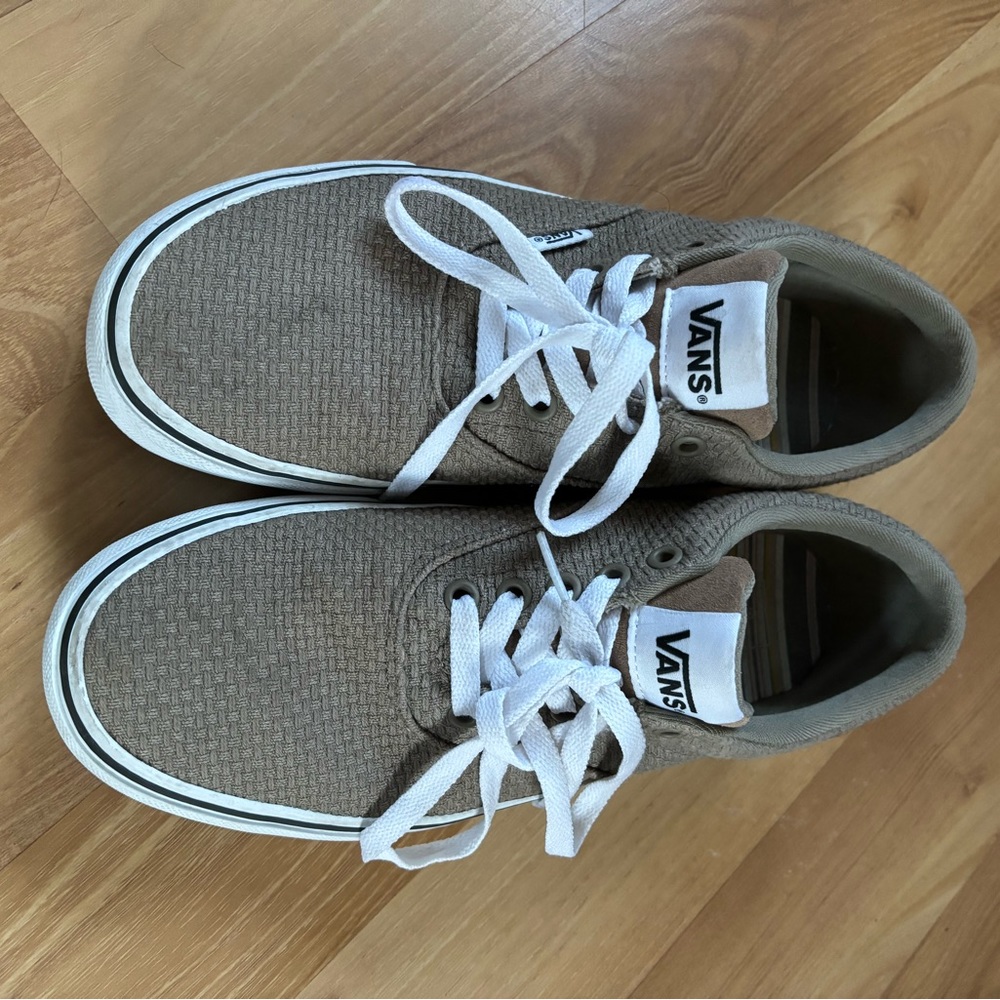 Tan Quilted Vans